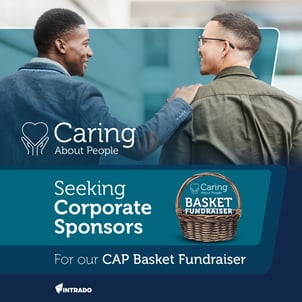Intrado CAP - Seeking Corporate Sponsors -  2 guys talking and a basket for our fundraiser