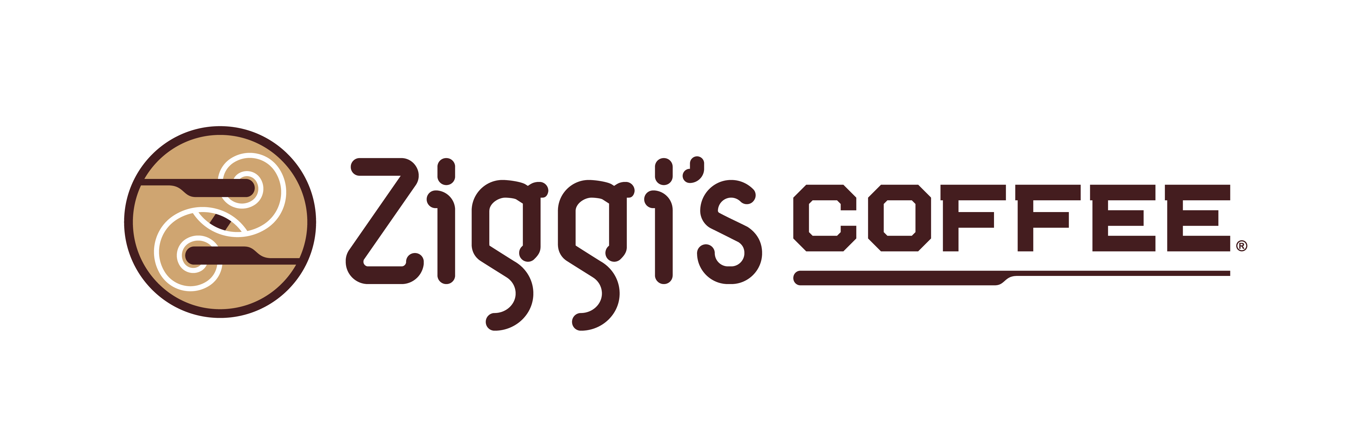 Ziggis Coffee logo - horizontal